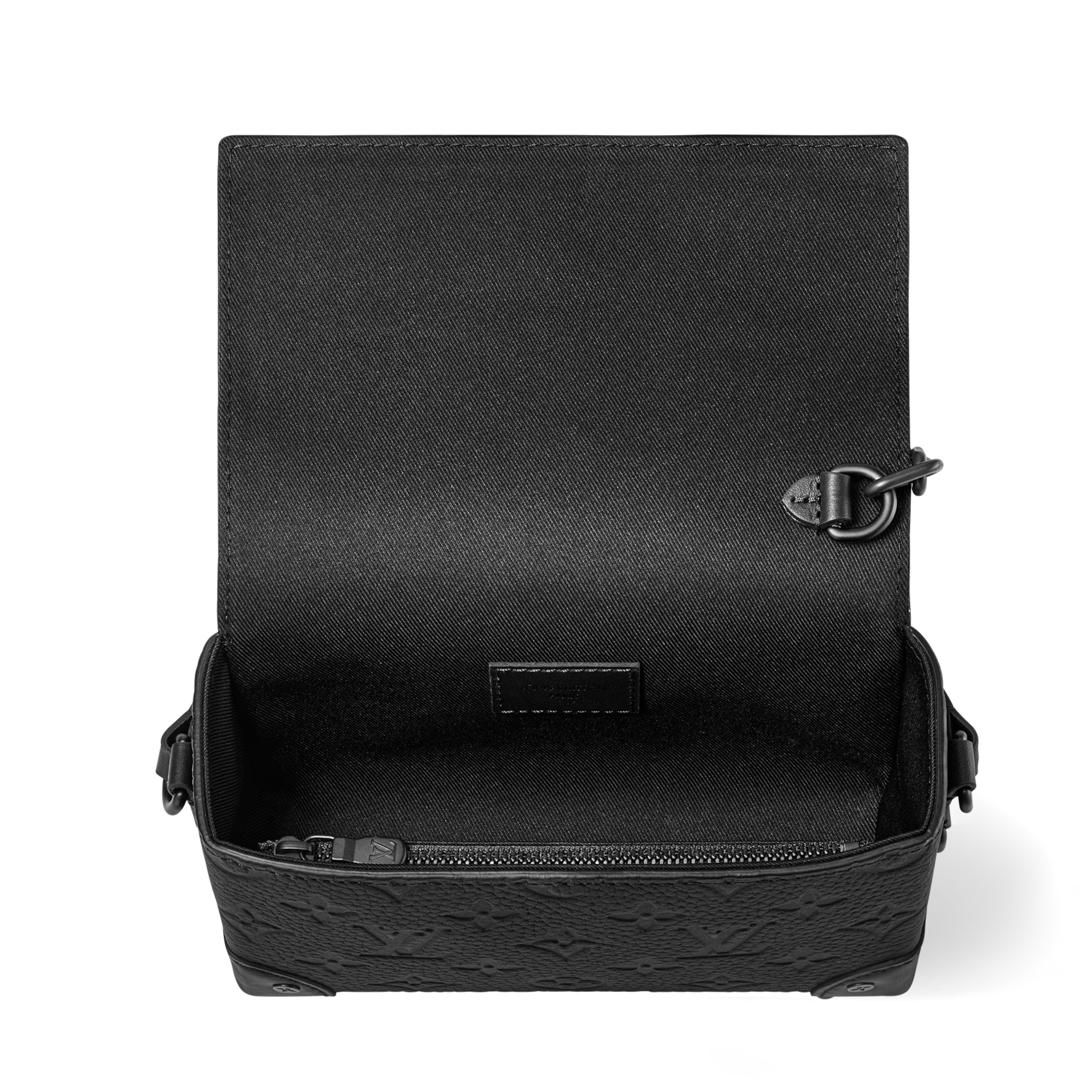Louis Vuitton Monogram Taurillon Steamer Wearable Wallet – Black