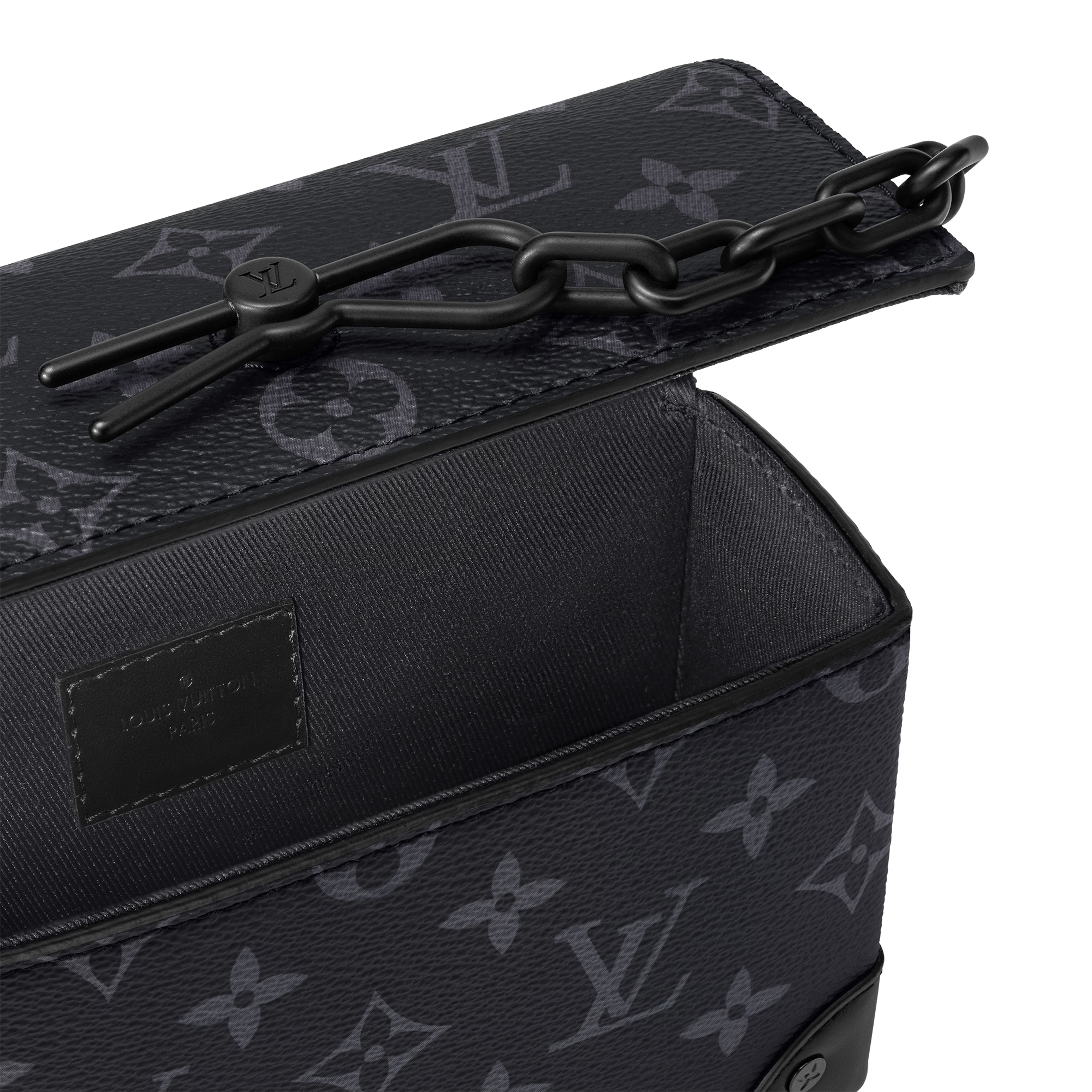 Louis Vuitton Monogram Eclipse Steamer Wearable Wallet – Black