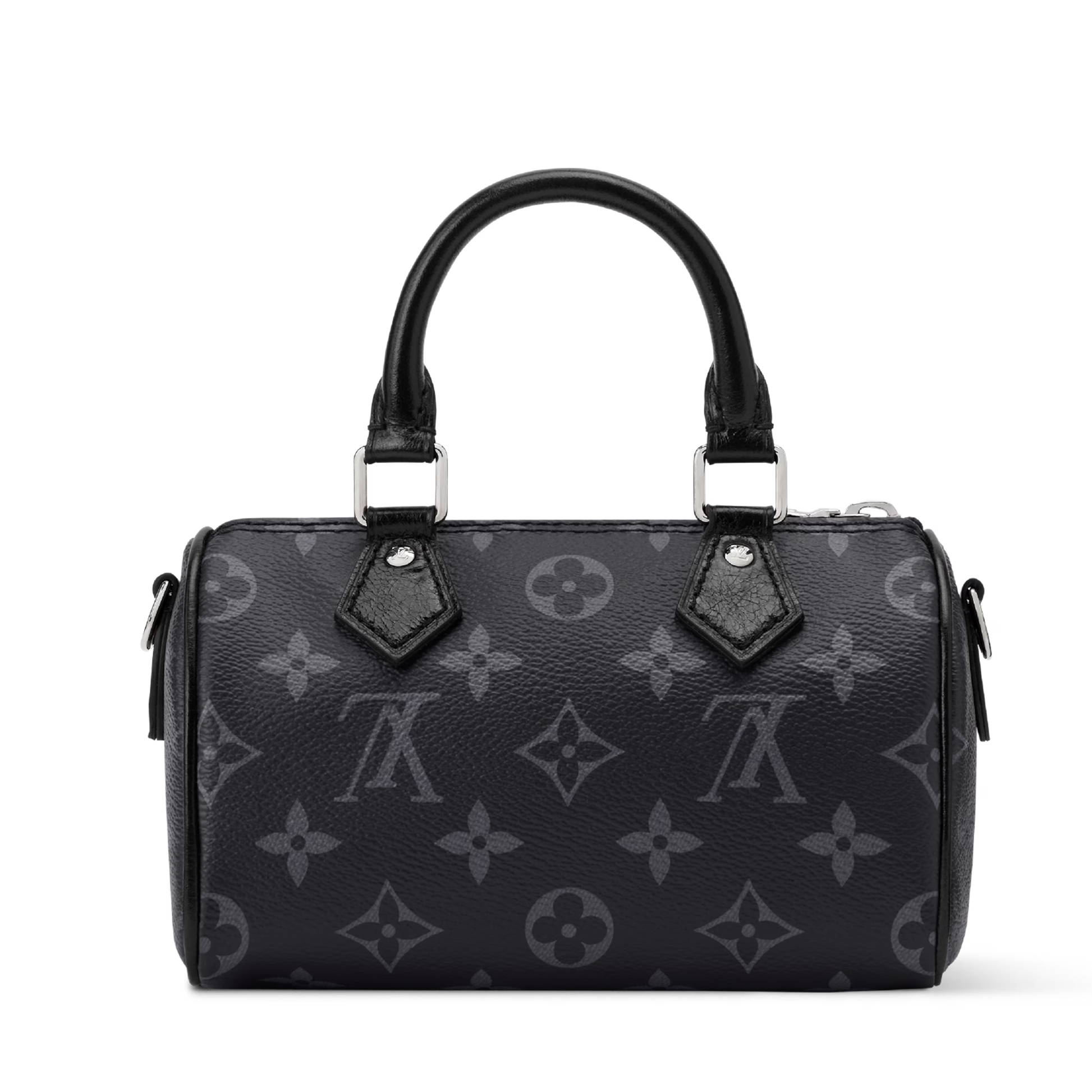 Louis Vuitton Monogram Eclipse Nano Speedy Handbag – Black