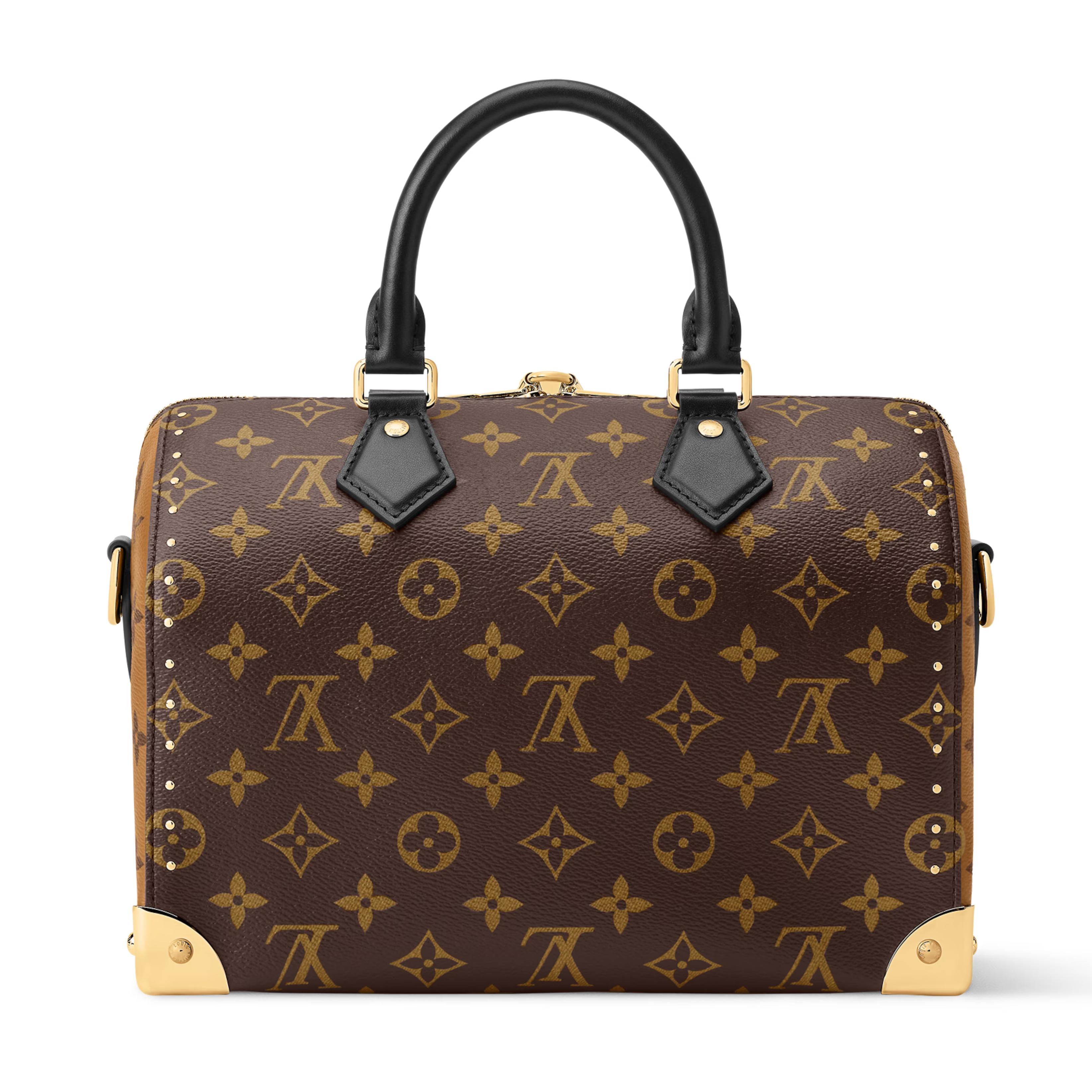 Louis Vuitton Monogram Canvas Speedy Trunk 25 Handbag – Brown