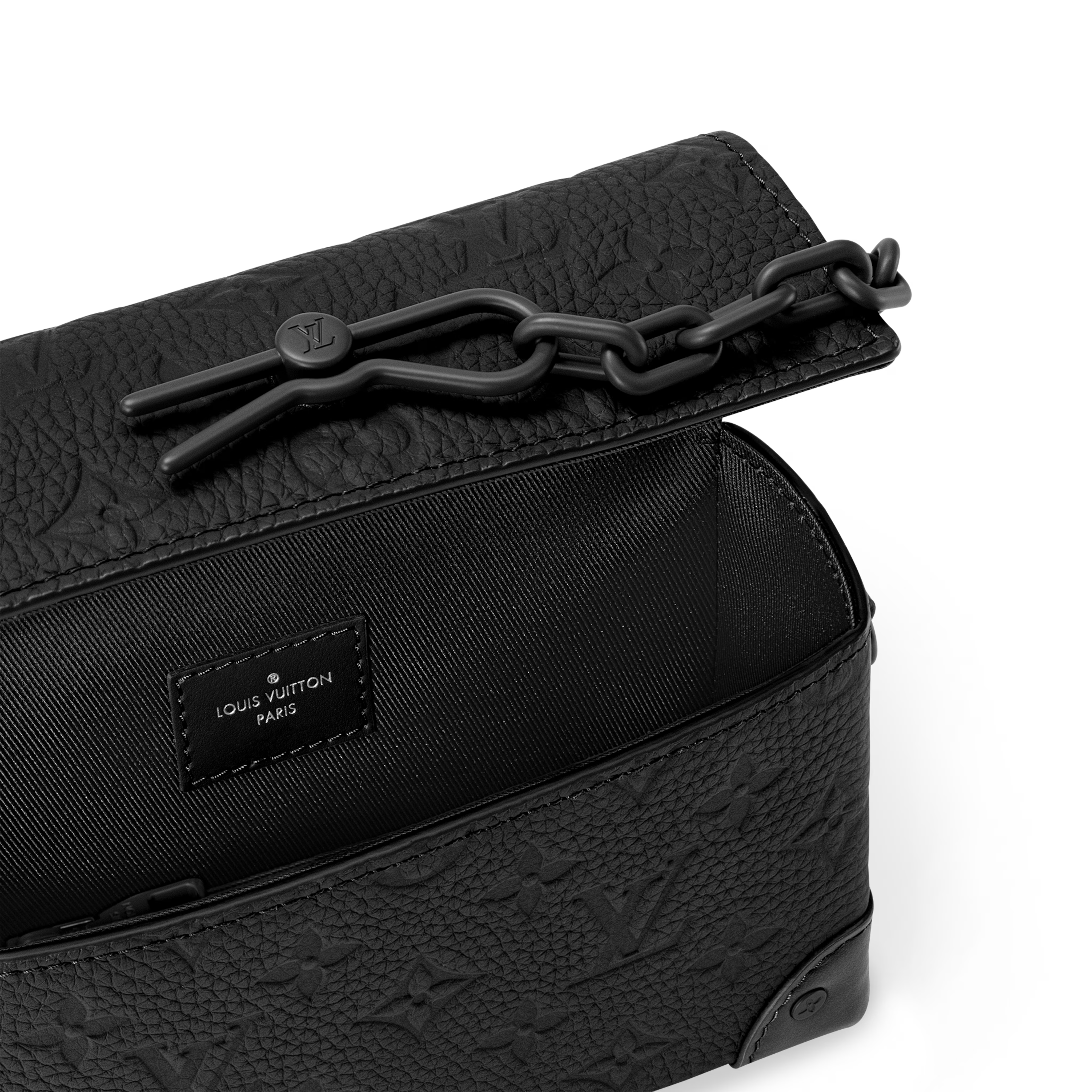 Louis Vuitton Monogram Taurillon Steamer Wearable Wallet – Black