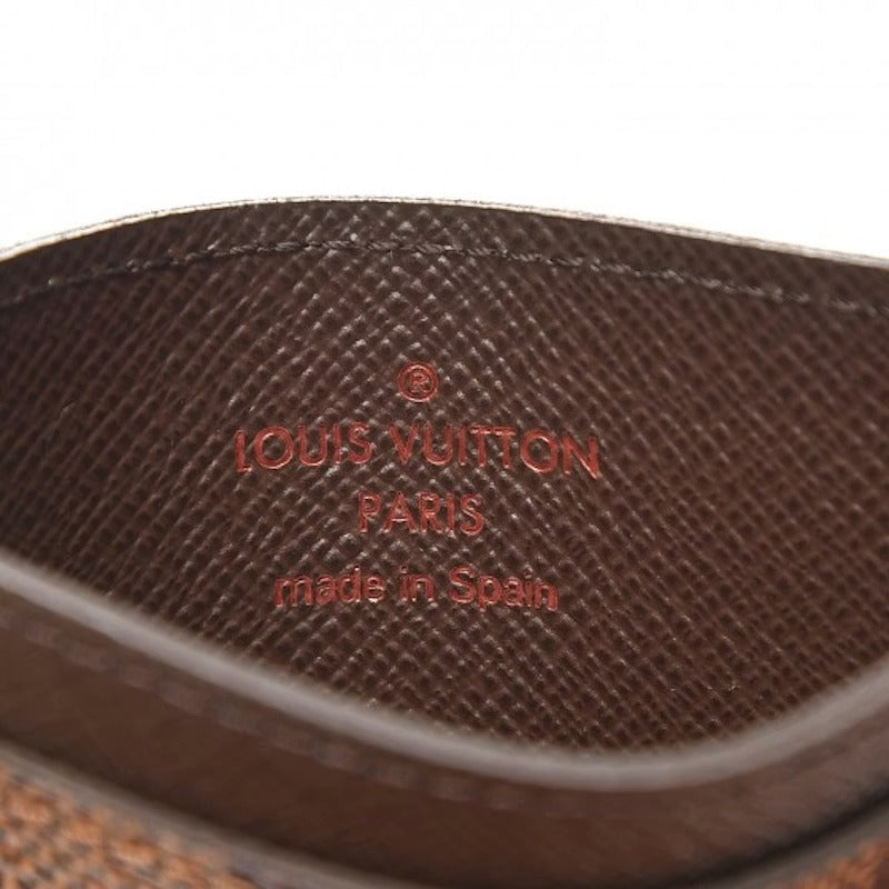 Louis Vuitton Damier Ebene Card Holder - Brown