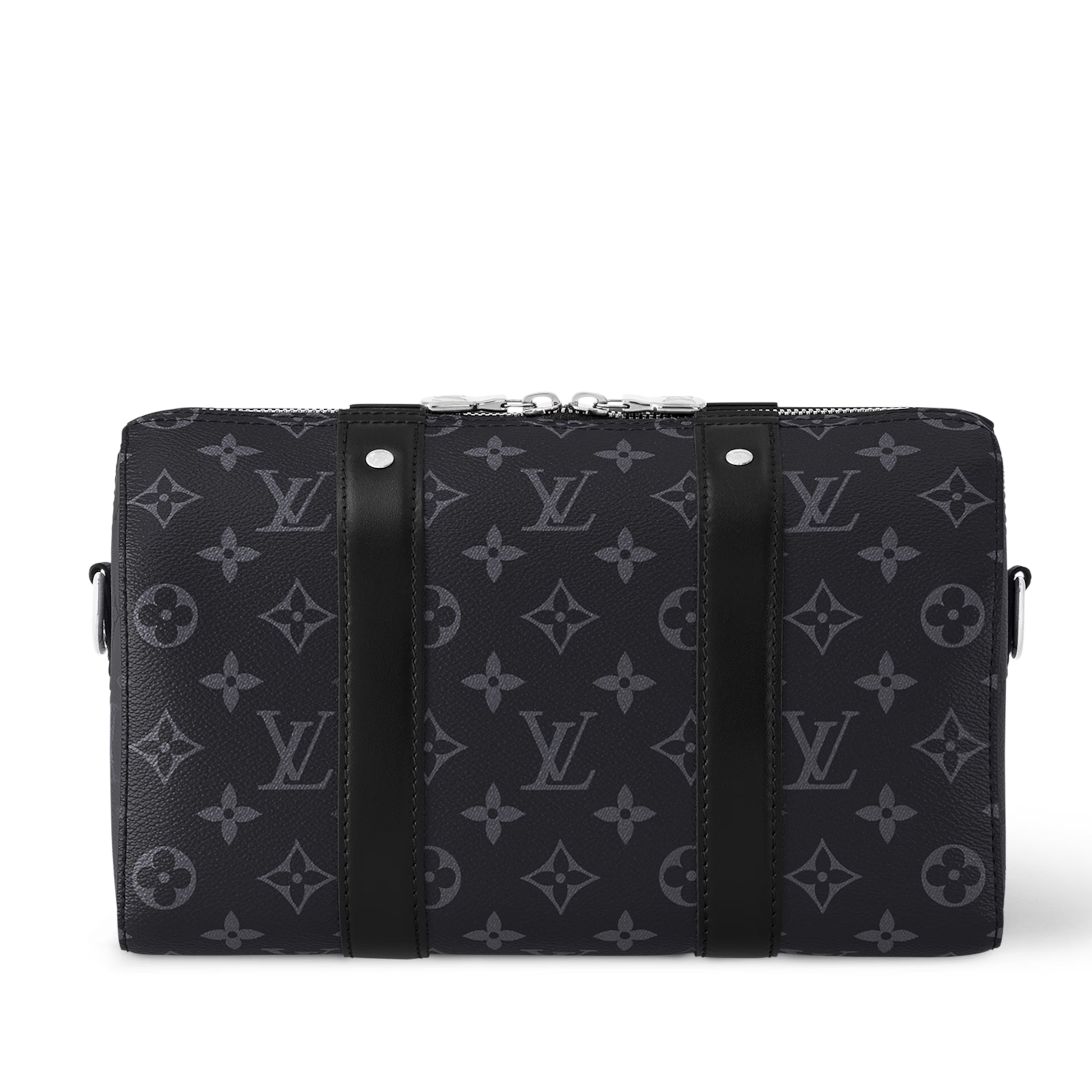 Louis Vuitton Monogram Eclipse City Keepall Duffle Bag – Black
