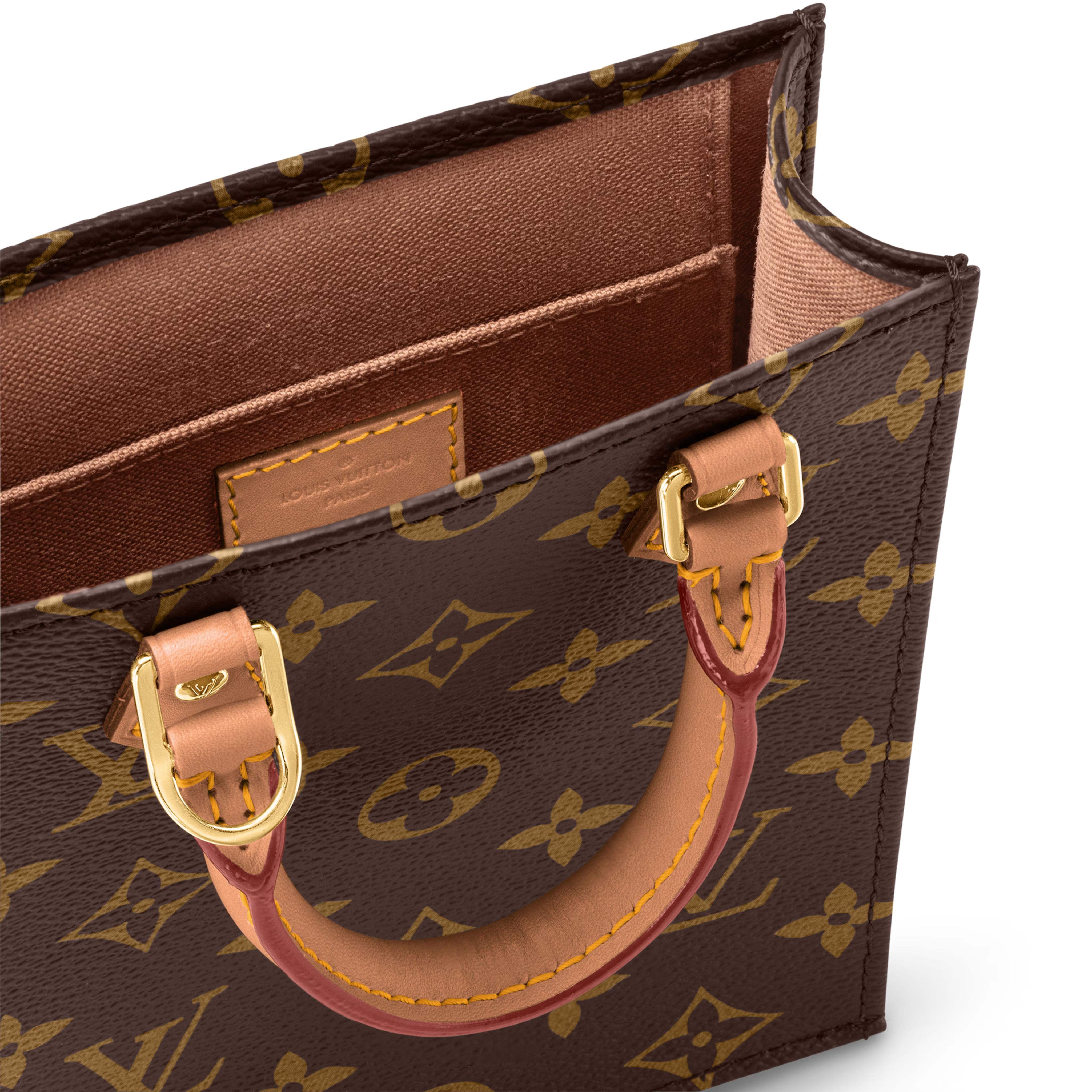 Louis Vuitton Monogram Canvas Petit Sac Plat Crossbody Bag – Brown