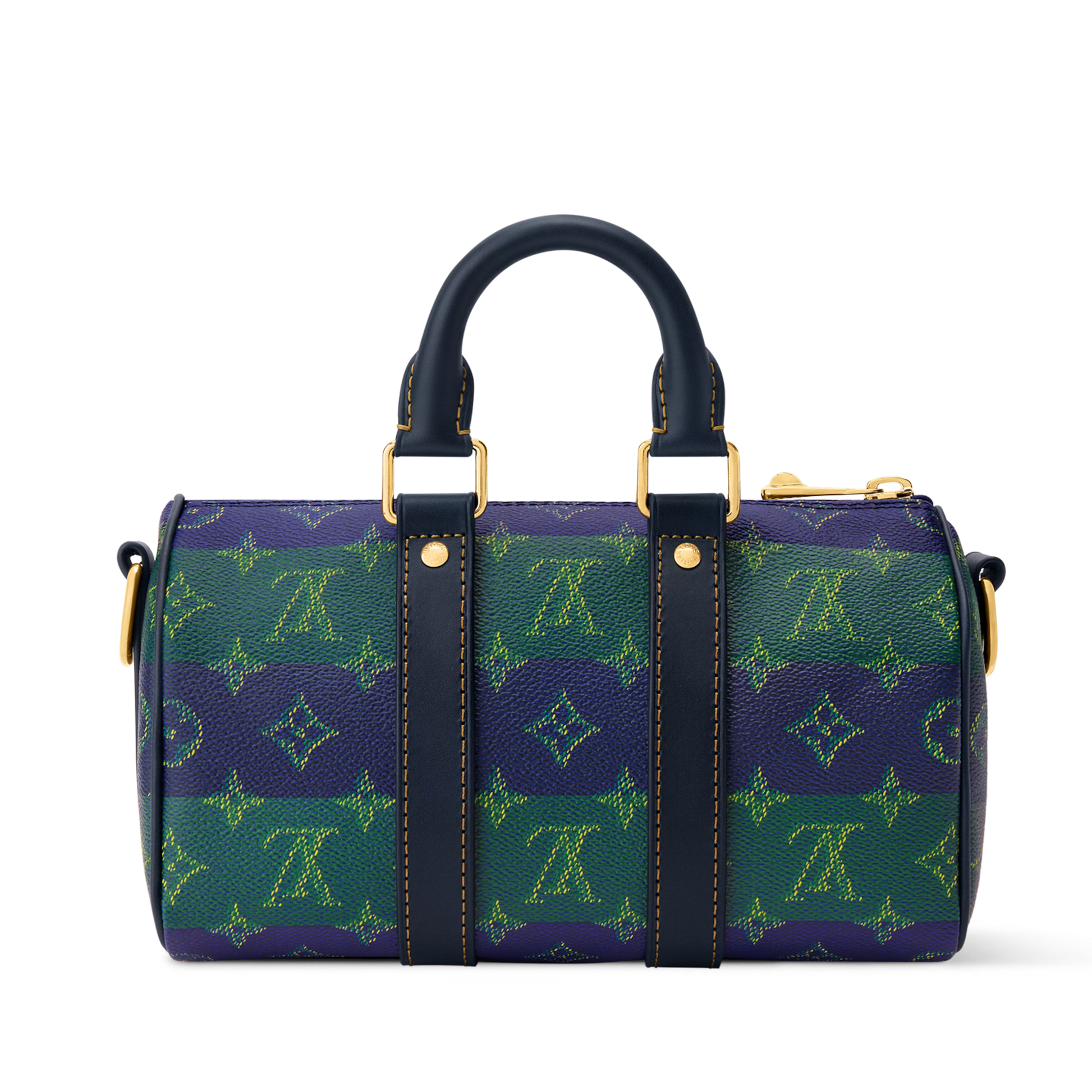 Louis Vuitton Monogram Heritage Keepall Bandoulière 25 – Blue Striped