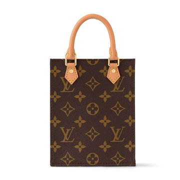 Louis Vuitton Monogram Canvas Petit Sac Plat Shoulder Bag – Brown