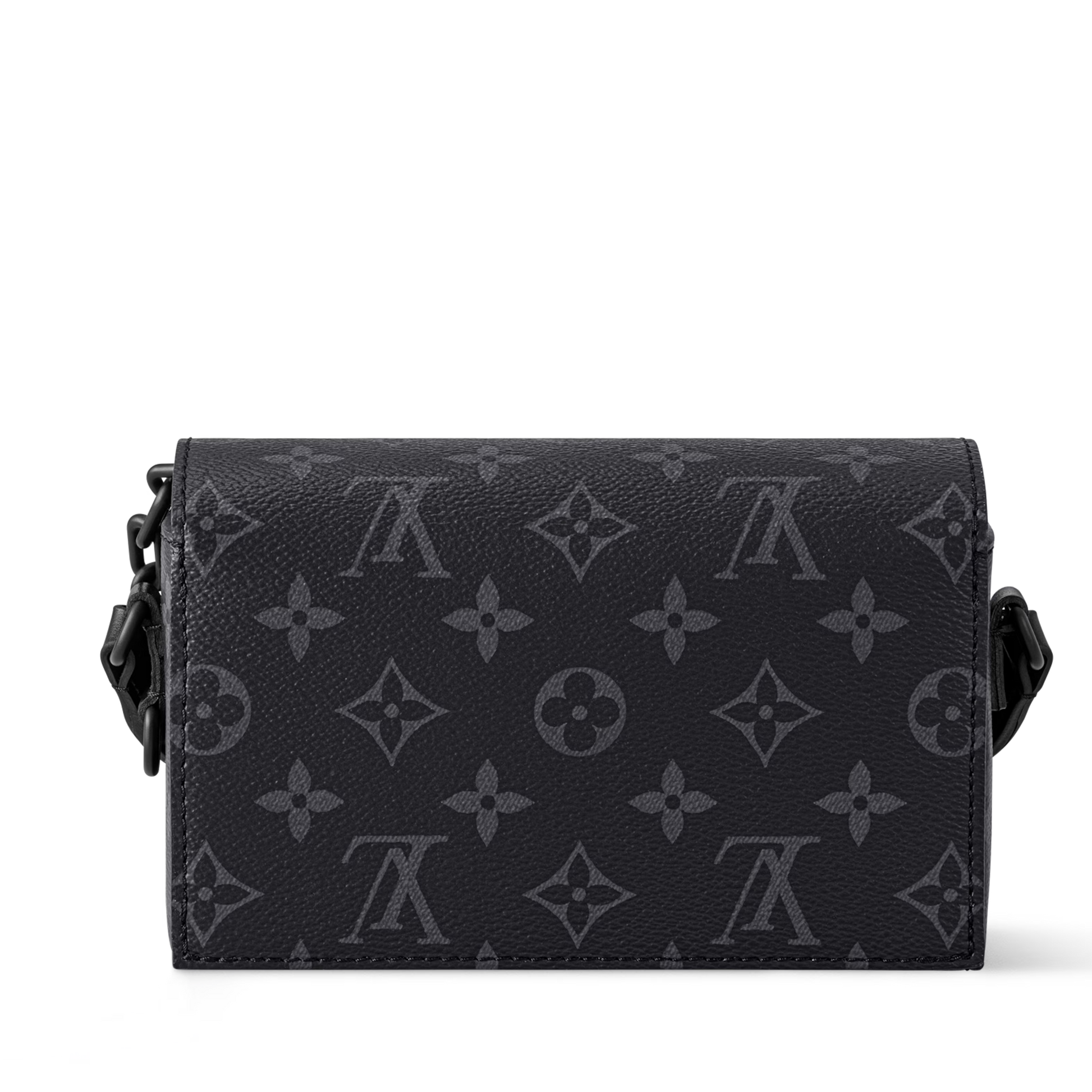 Louis Vuitton Monogram Eclipse Steamer Wearable Wallet – Black