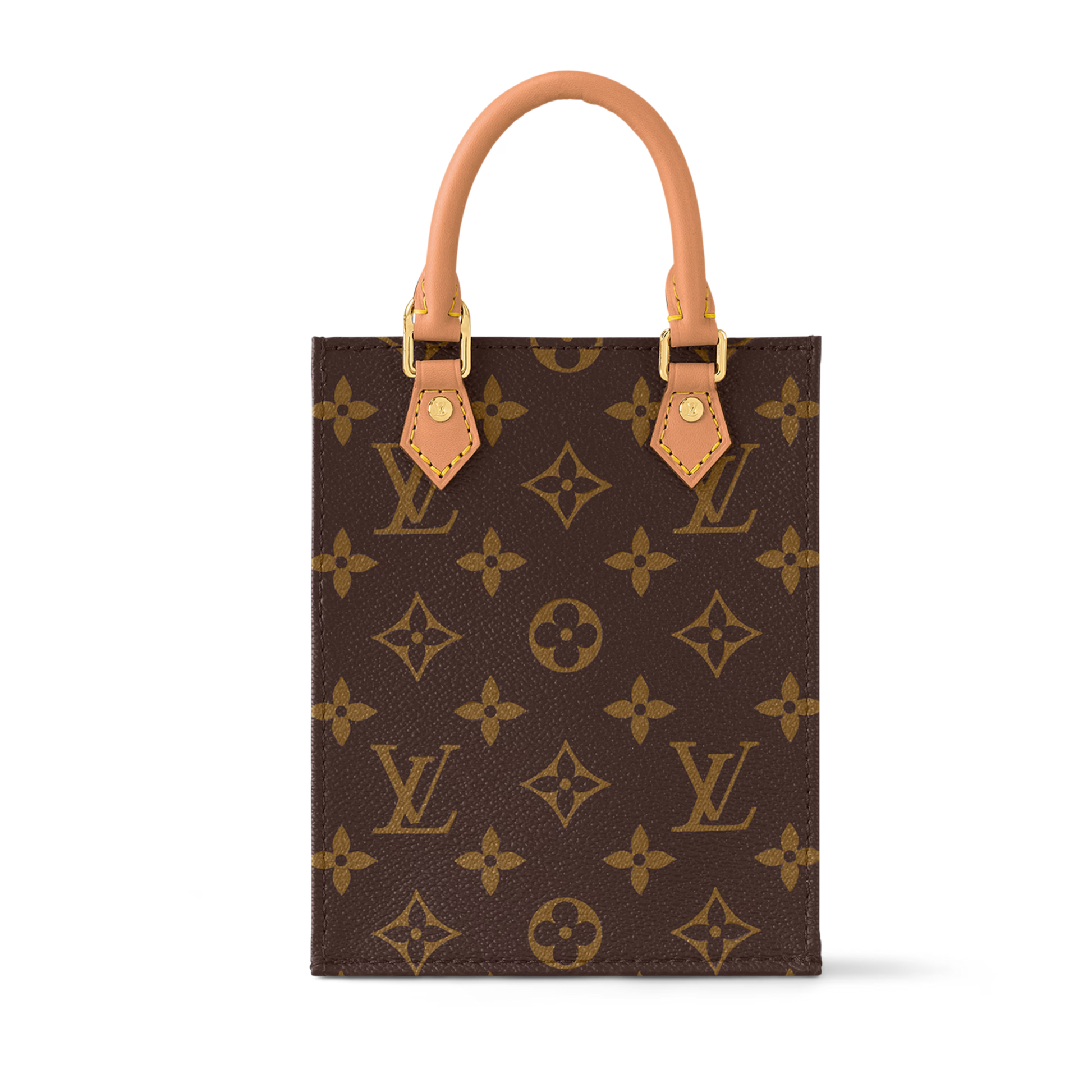 Louis Vuitton Monogram Canvas Petit Sac Plat Crossbody Bag – Brown