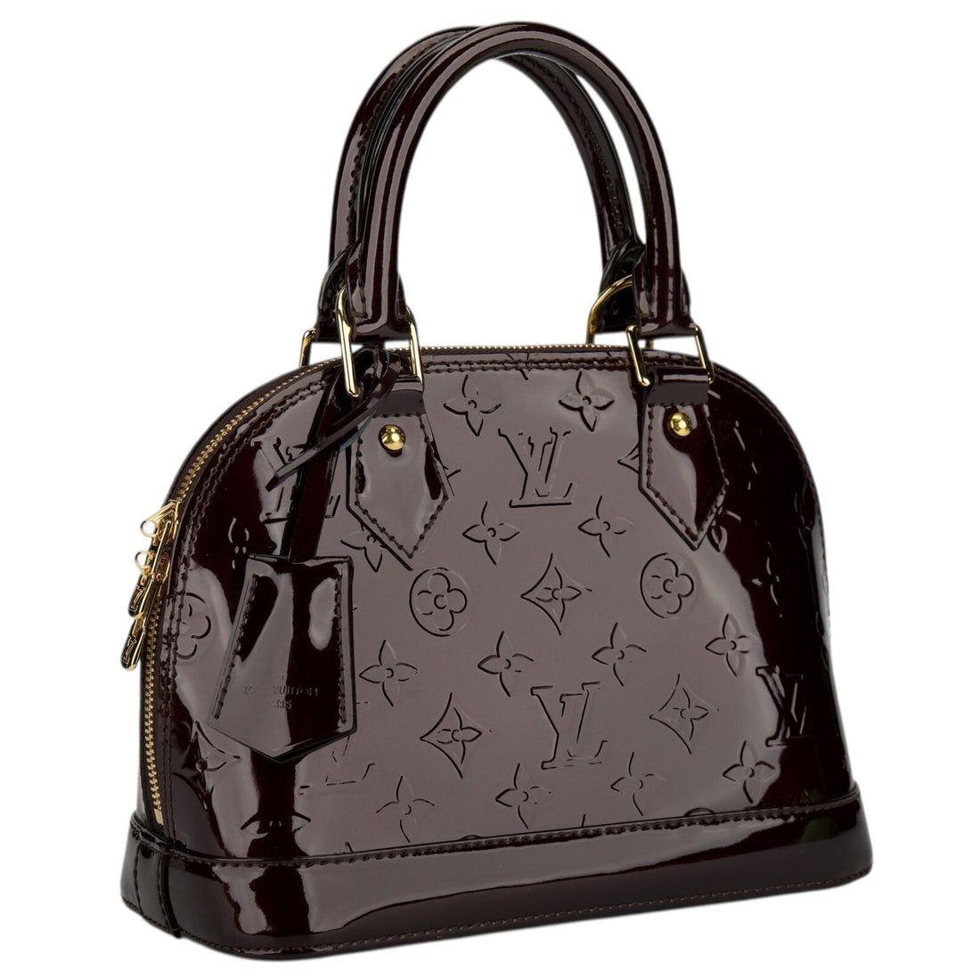 Louis Vuitton Vernis Alma BB Handbag - Amarante