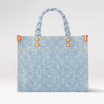 Louis Vuitton Monogram Denim Let Go PM Tote Bag – Sky Blue