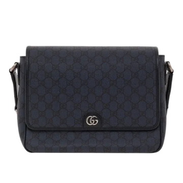 Gucci Supreme Canvas Ophidia Medium Messenger Bag – Blue