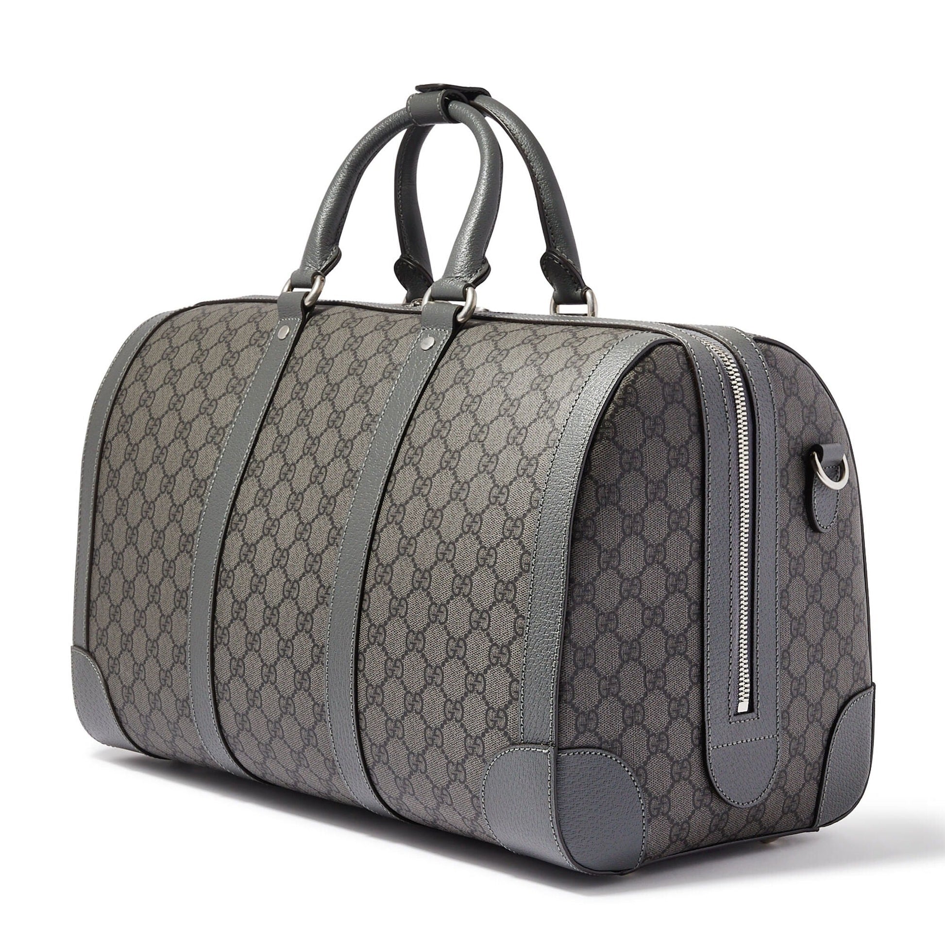 Gucci GG Supreme Canvas Ophidia Duffle Bag – Grey