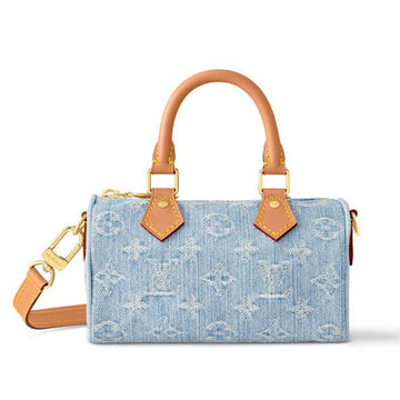 Louis Vuitton Monogram Denim Nano Speedy Bag – Sky Blue