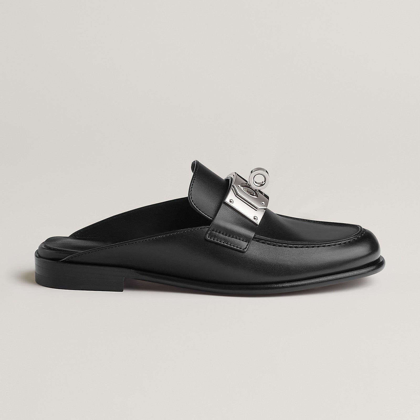 Hermes Lota Mules - Black