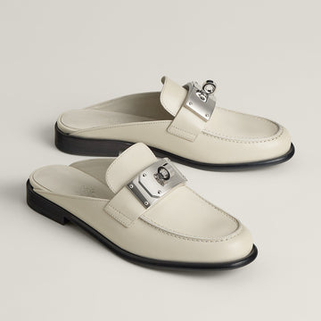 Hermes Lota Mules - White of Paris