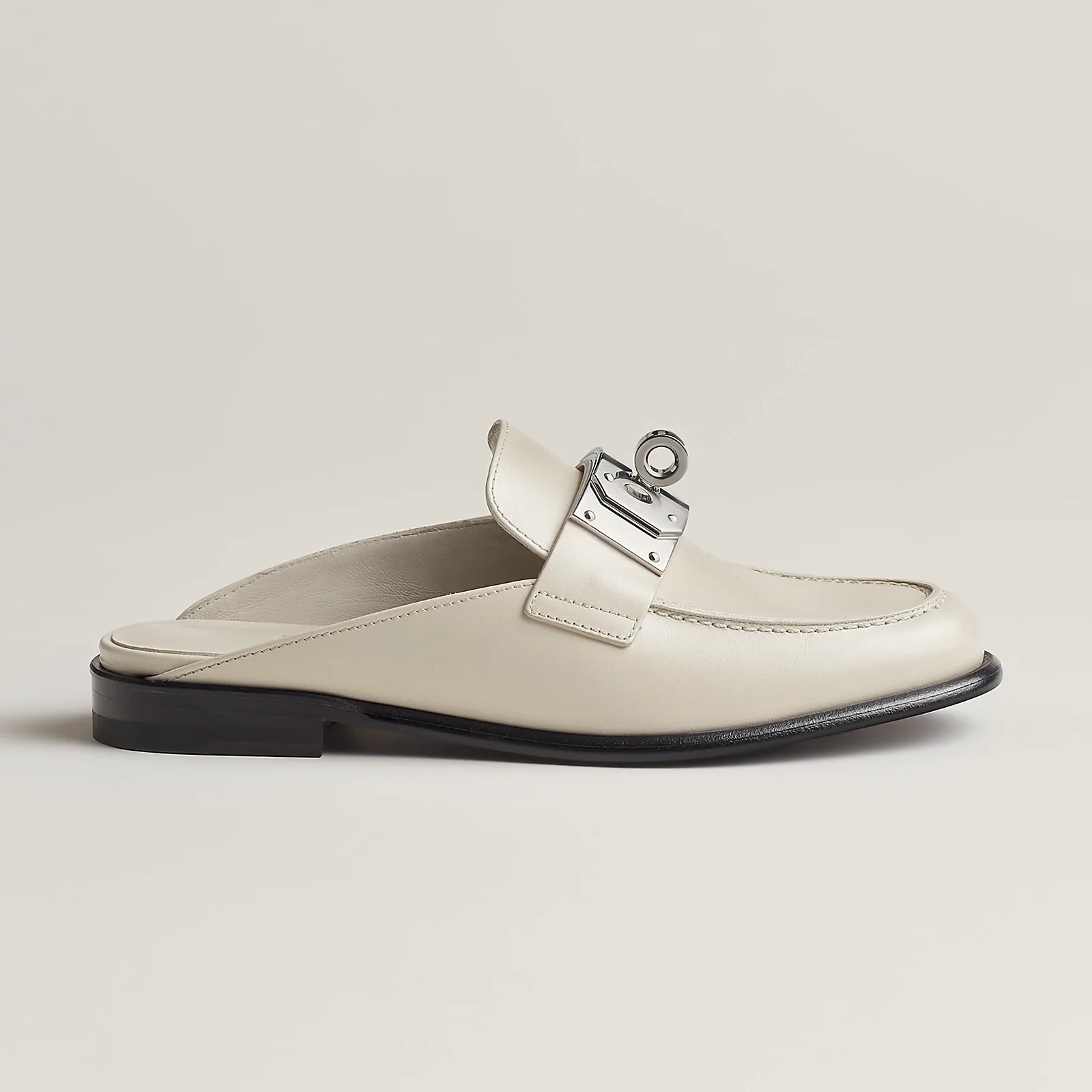 Hermes Lota Mules - White of Paris