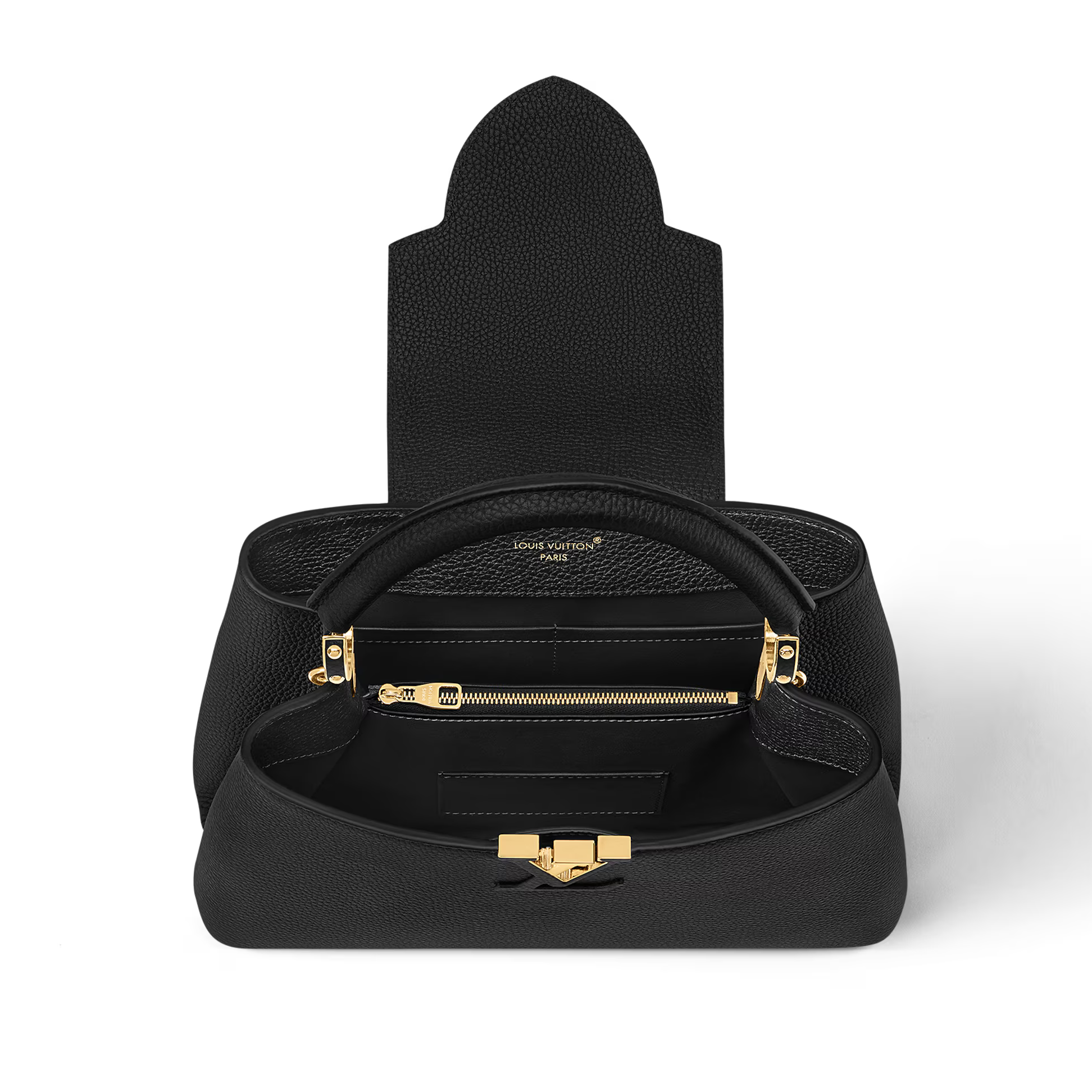 Louis Vuitton Capucines MM Handbag – Black