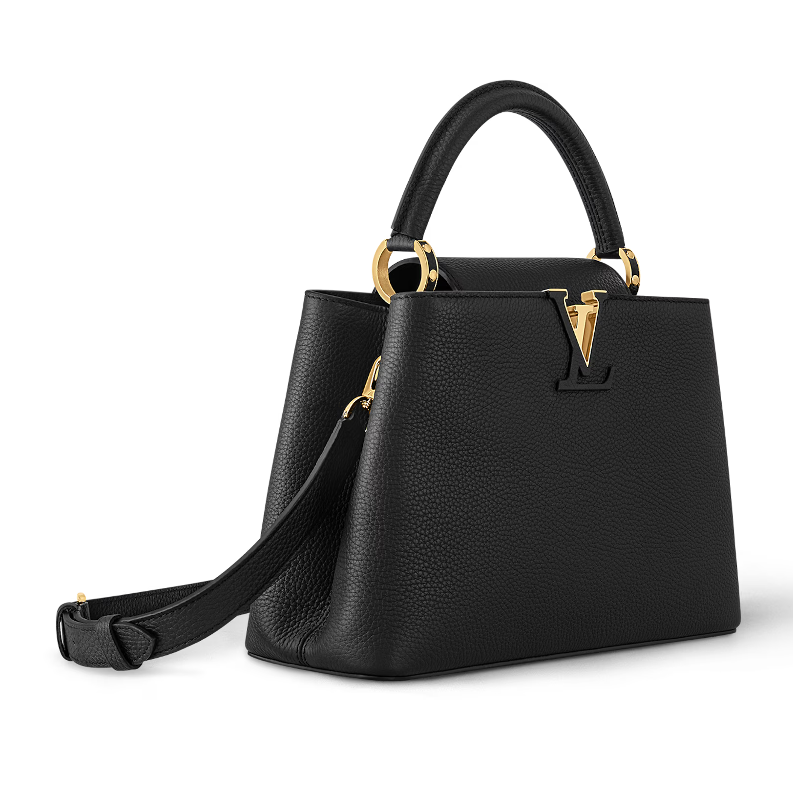 Louis Vuitton Capucines MM Handbag – Black