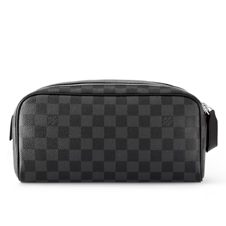 Louis Vuitton Dopp Kit Toilet Pouch -  Damier Graphite