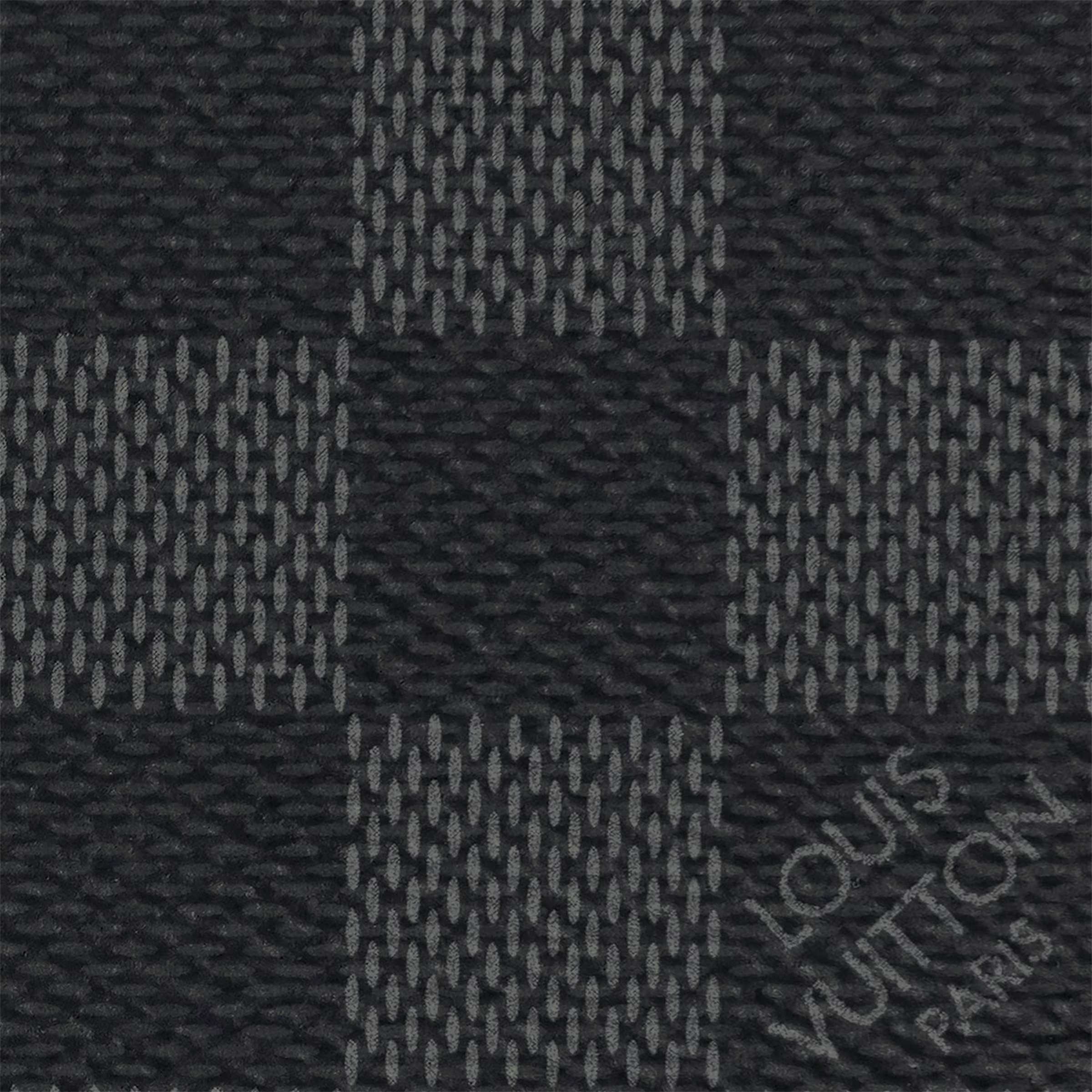 Louis Vuitton Damier Graphite Key Pouch - Black