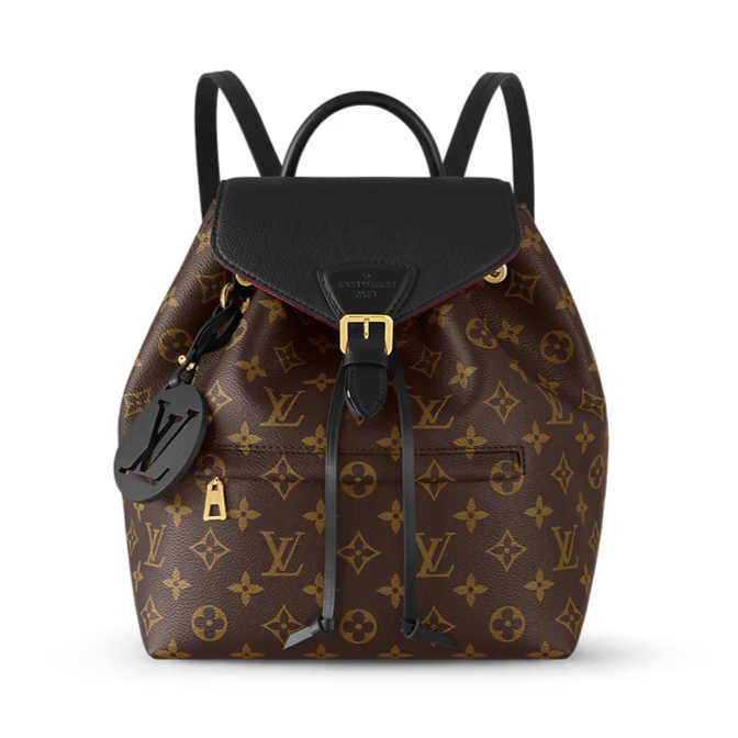 Louis Vuitton Montsouris PM Backpack - Monogram Black