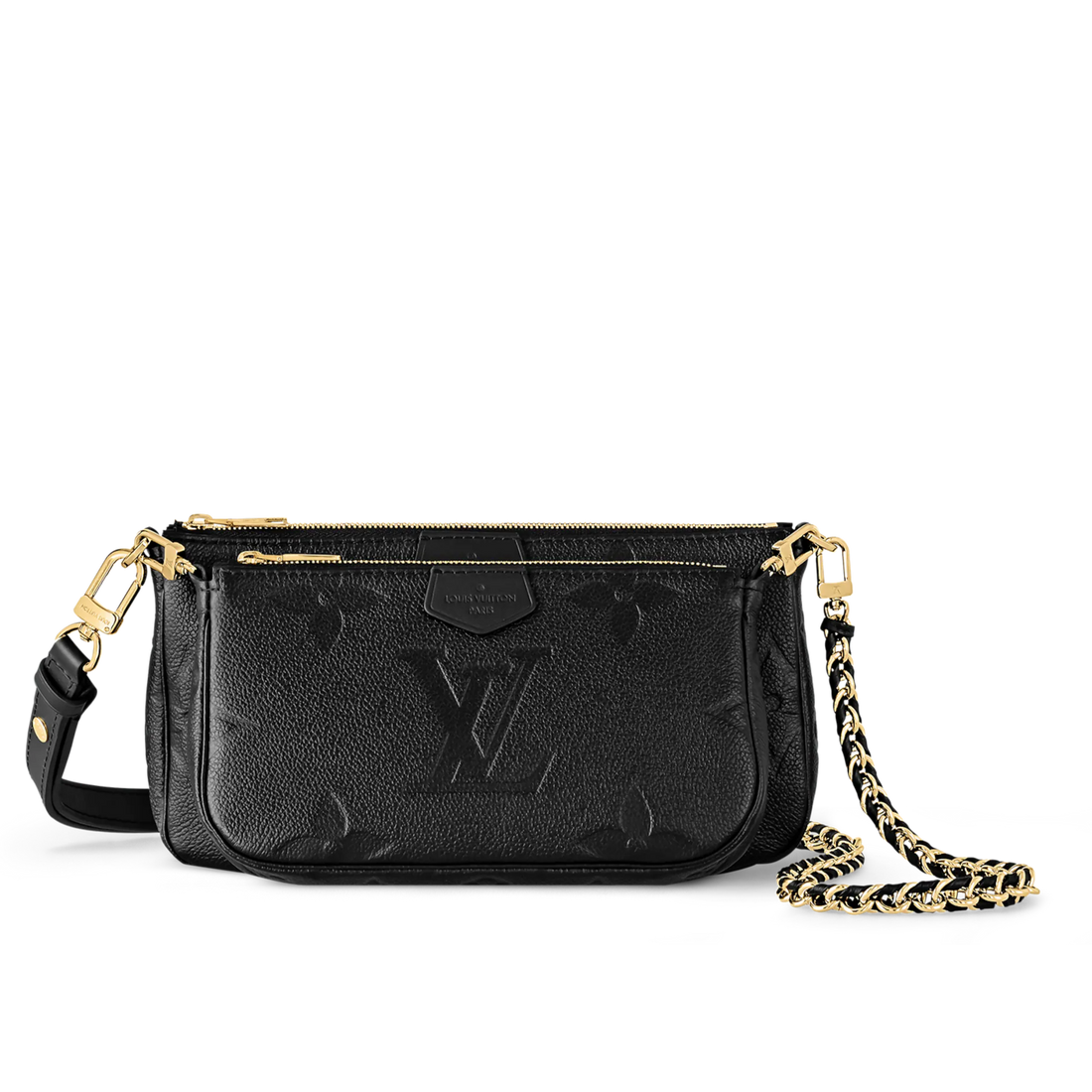 Louis Vuitton Multi Pochette Accessoires Crossbody Bag - Black