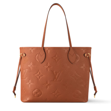 Louis Vuitton Empreinte Monogram Giant Neverfull MM Tote Bag - Cognac