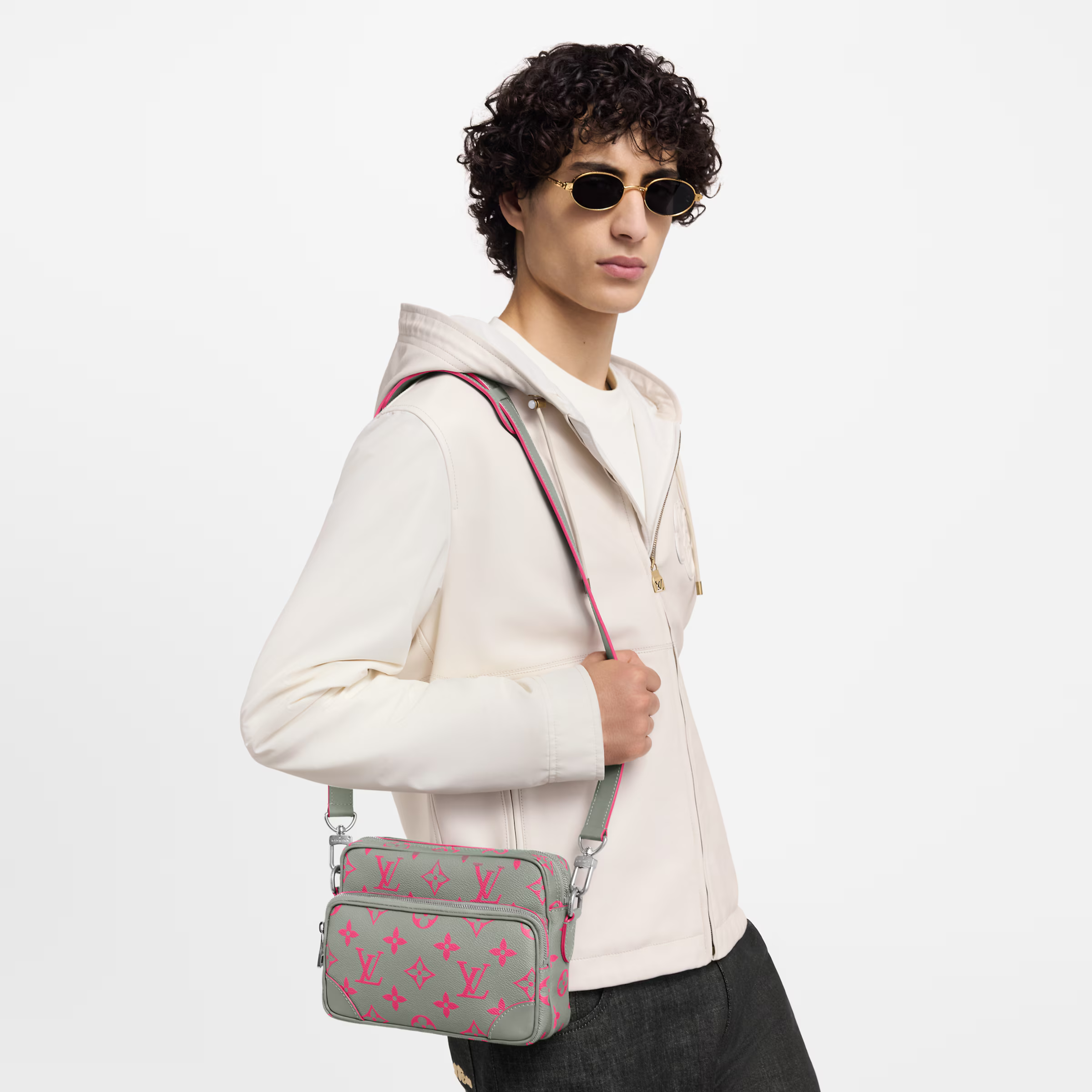 Louis Vuitton Monogram Glow Nil Crossbody Bag – Grey