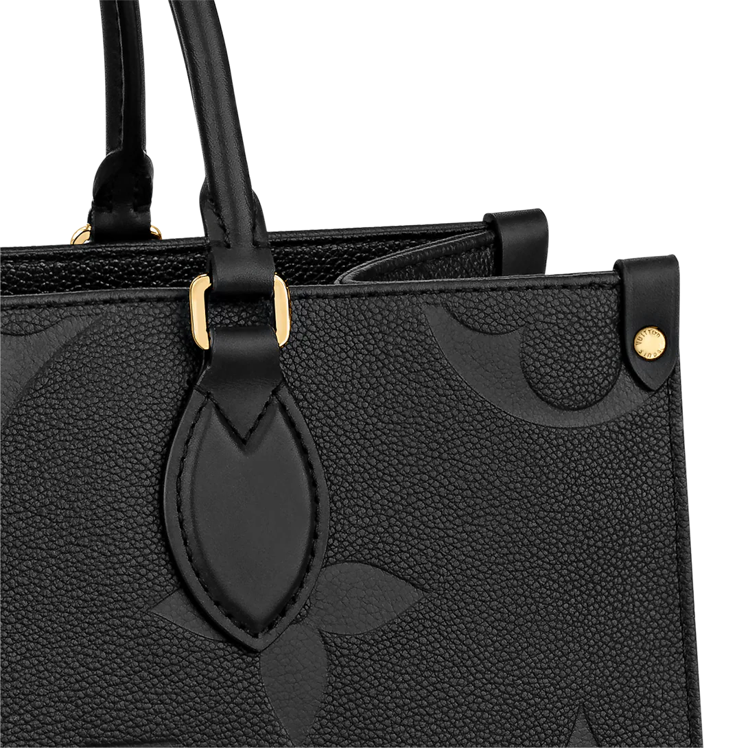 Louis Vuitton OnTheGo PM Tote Bag - Black Noir Obscur