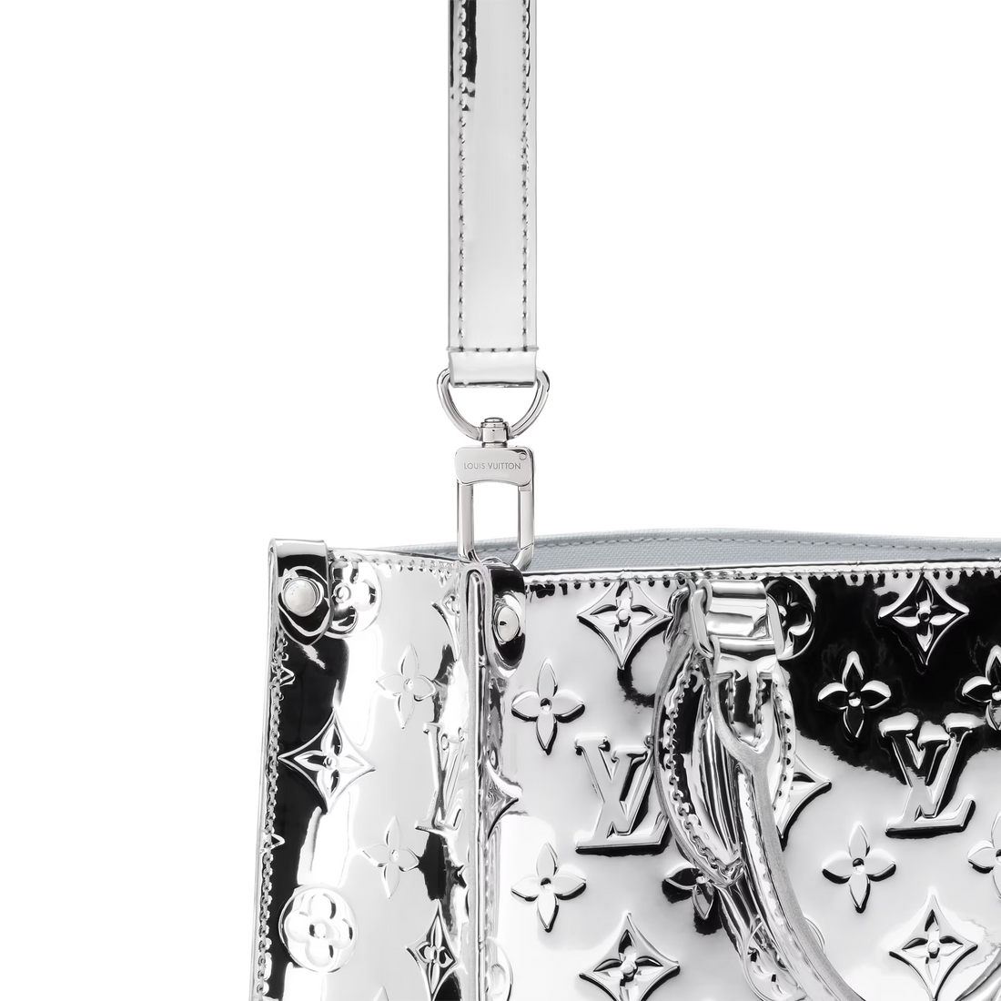Louis Vuitton Ski Monogram Miroir OnTheGo PM Handbag – Silver