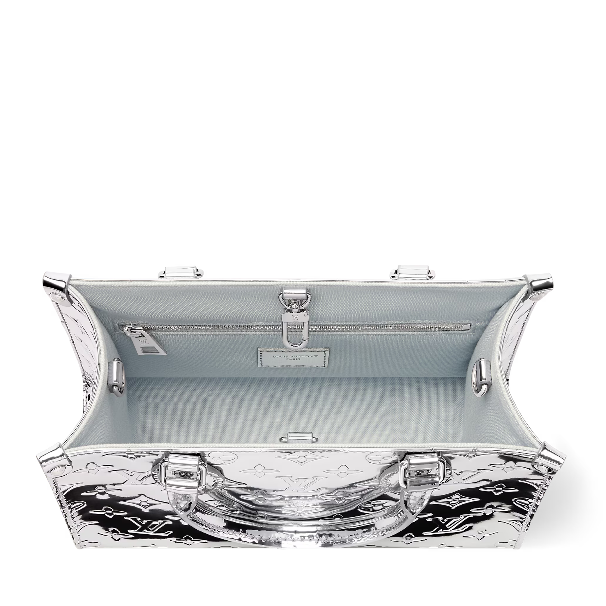 Louis Vuitton Ski Monogram Miroir OnTheGo PM Handbag –  Silver