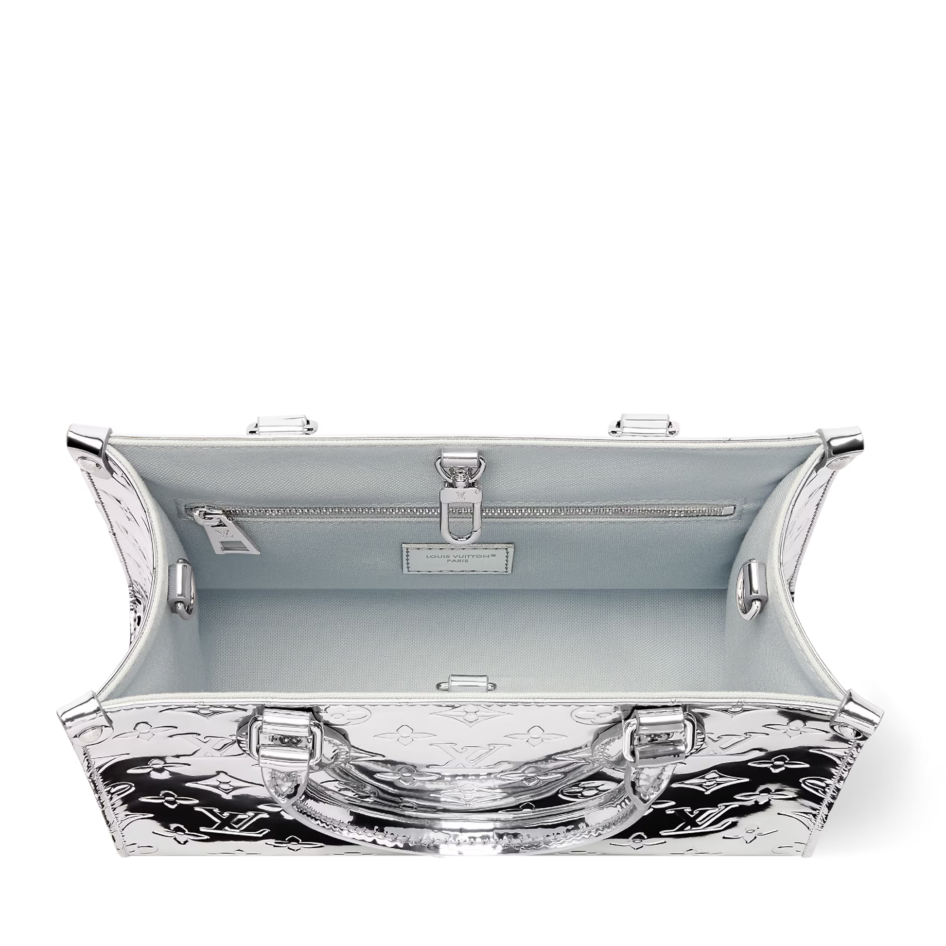 Louis Vuitton Ski Monogram Miroir OnTheGo PM Handbag – Silver