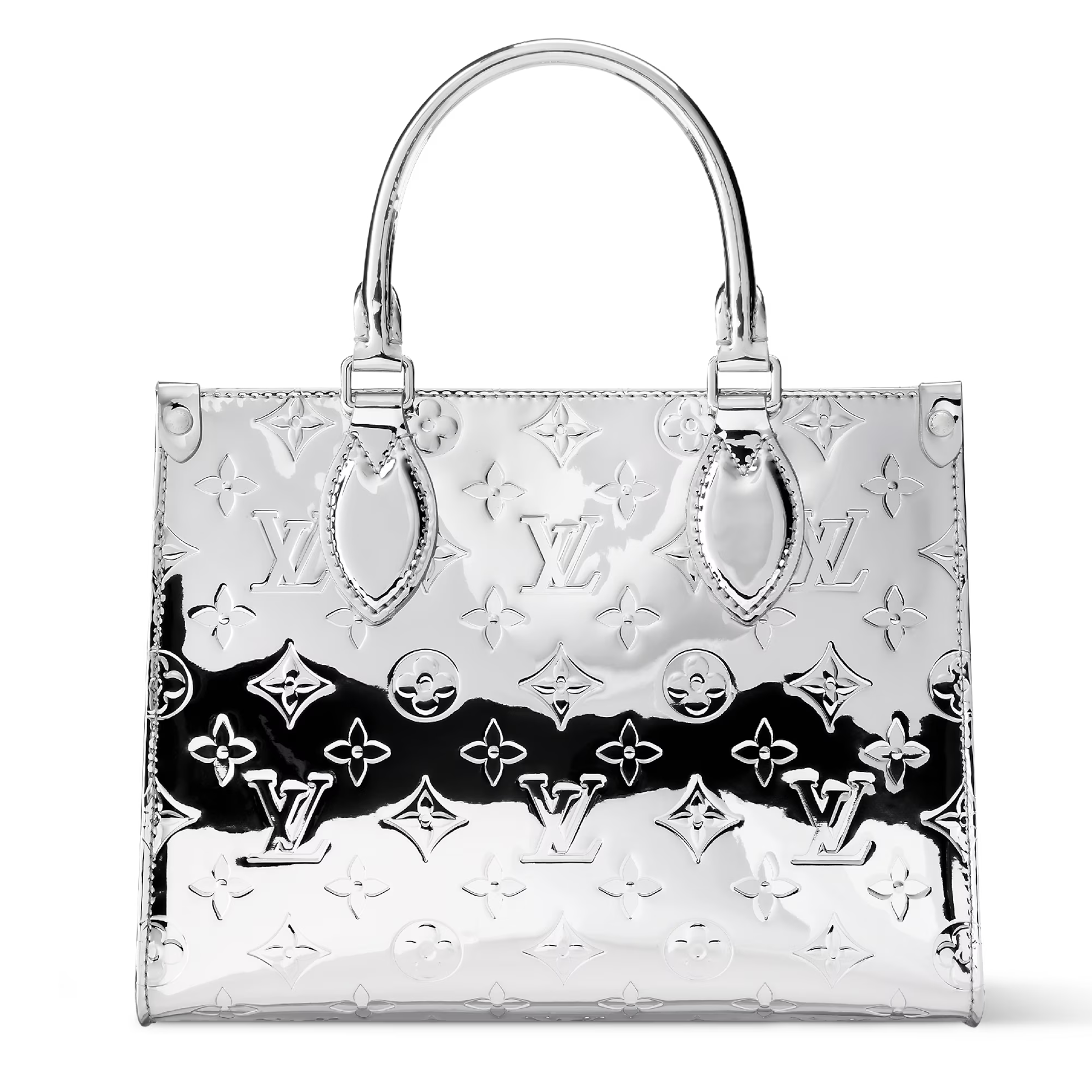 Louis Vuitton Ski Monogram Miroir OnTheGo PM Handbag –  Silver