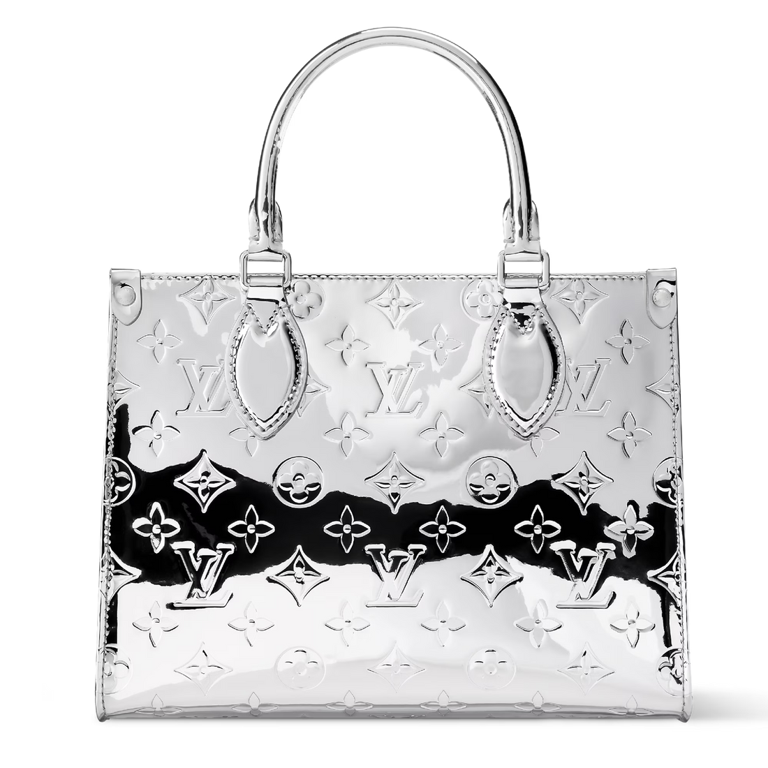 Louis Vuitton Ski Monogram Miroir OnTheGo PM Handbag – Silver