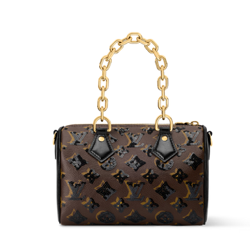 Louis Vuitton Monogram Sequins Speedy Bandoulière 20 Handbag – Brown