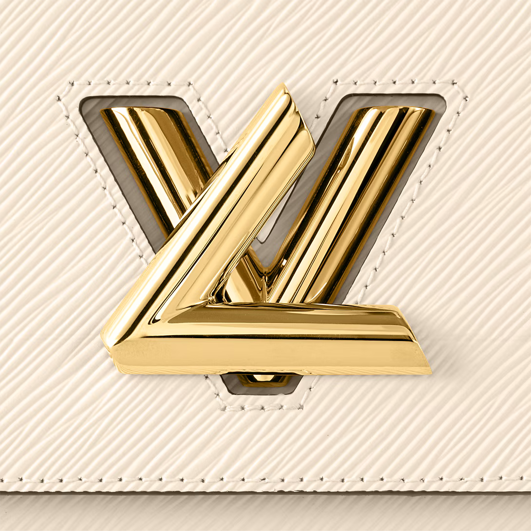 Louis Vuitton Twist MM Chain Bag - Quartz White