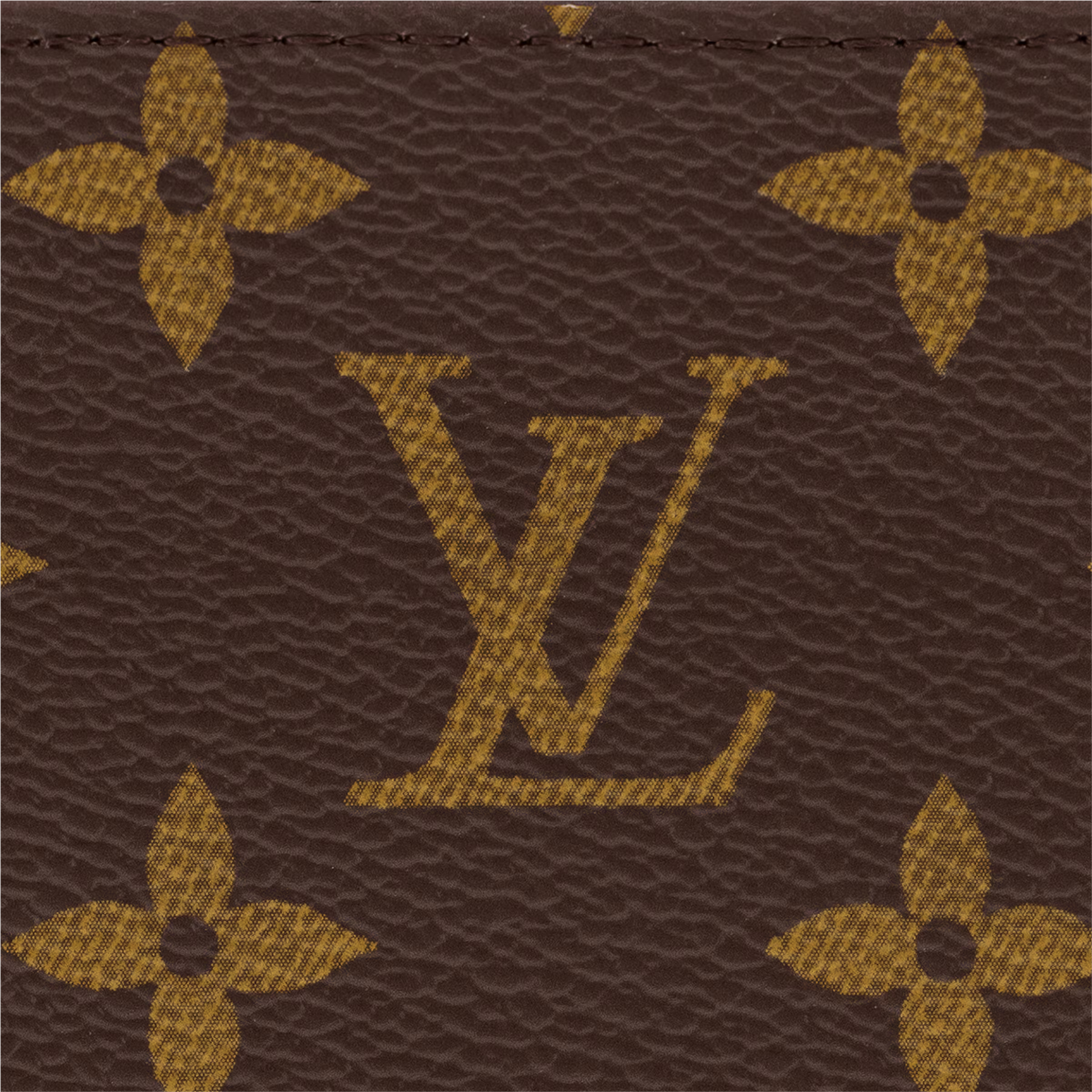 Louis Vuitton Monogram Canvas Zippy Wallet - Brown