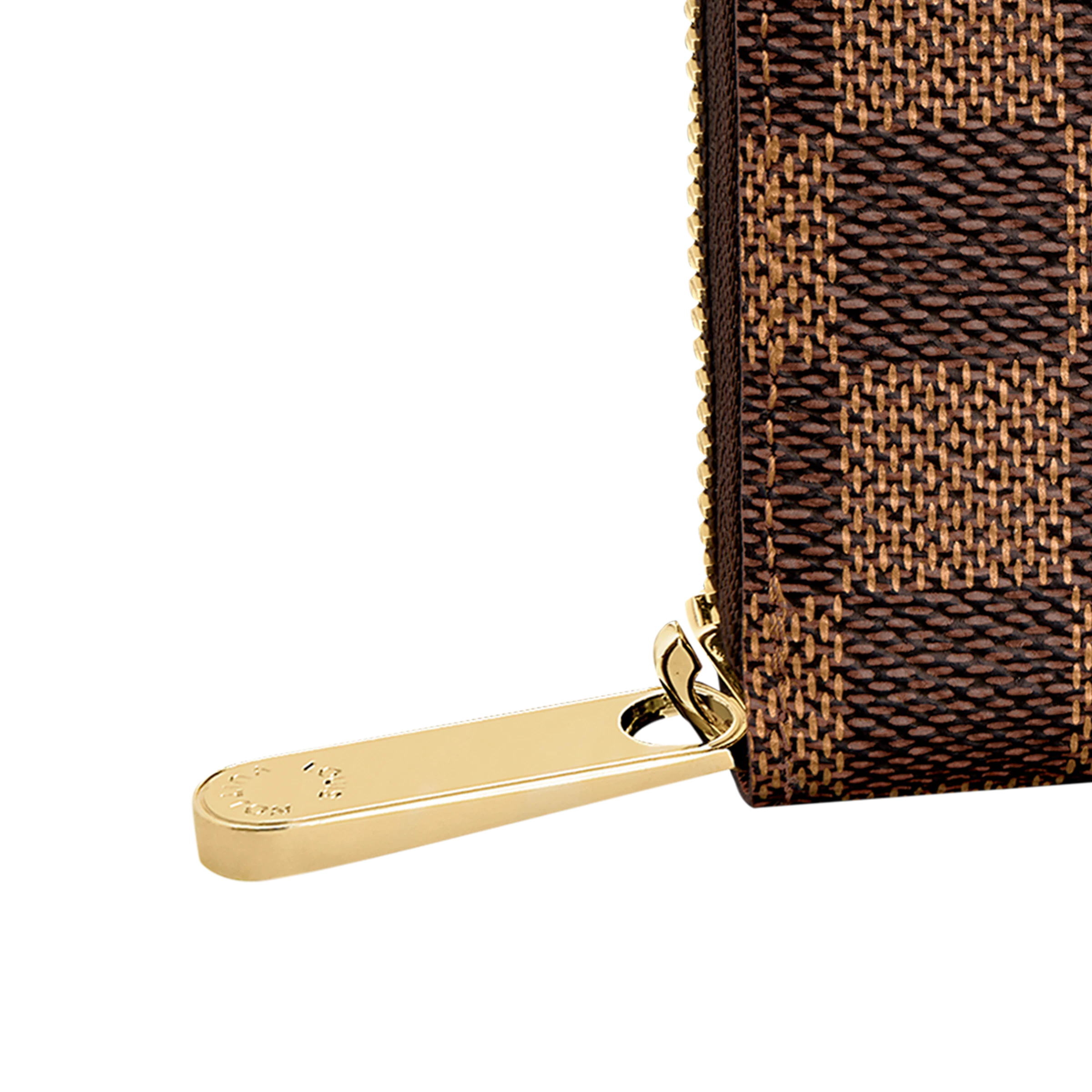 Louis Vuitton Damier Ebene Zippy Wallet - Brown