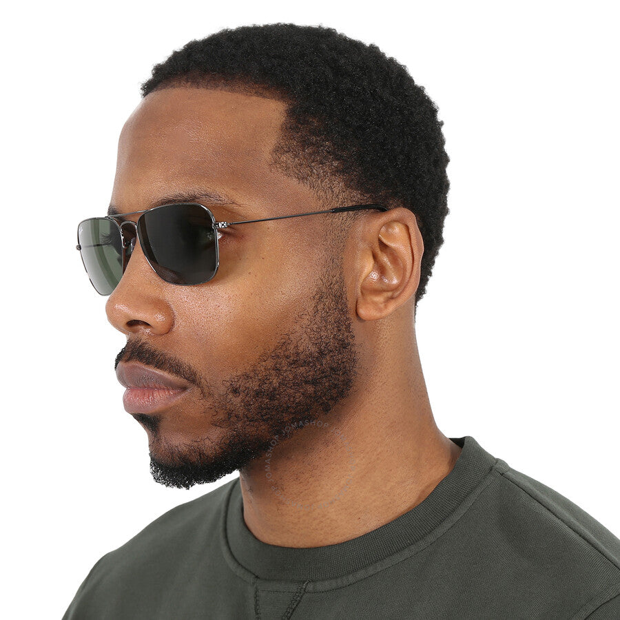 Ray Ban Caravan RB3136 004/51 Square Black Frame Sunglasses