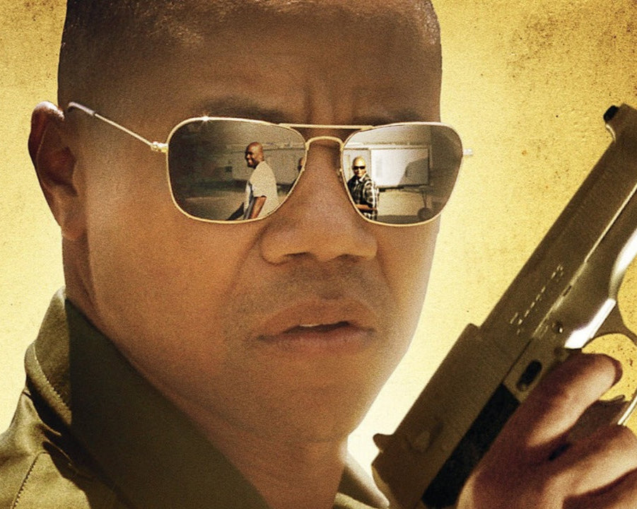 Ray Ban Caravan RB3136 003/40 Square Silver Frame Sunglasses