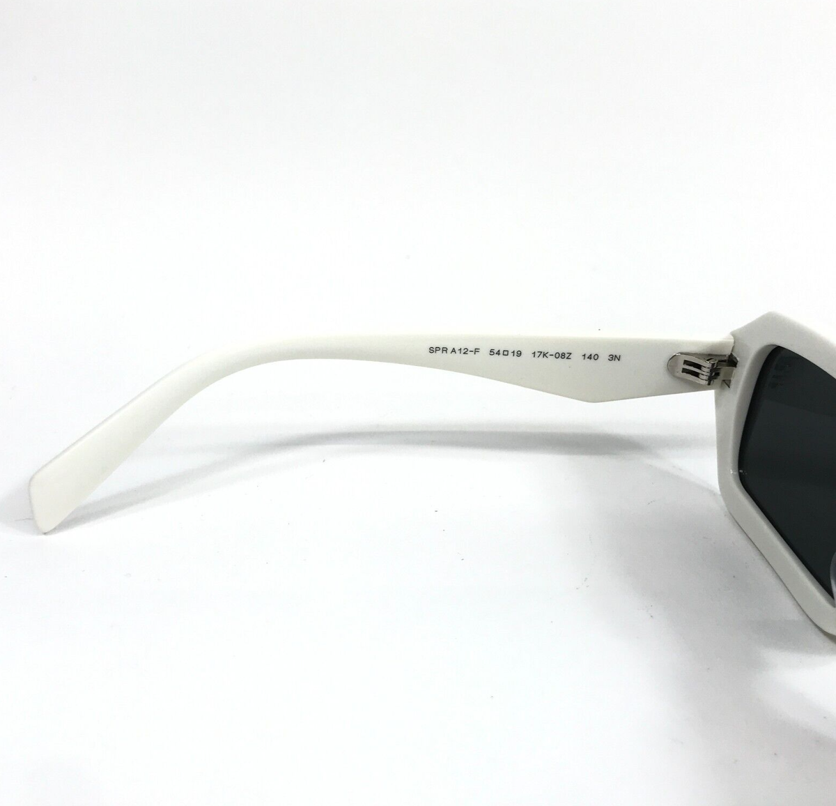 Prada PR26Z 17K-08Z White Oval Sunglasses