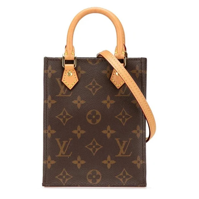 Louis Vuitton Monogram Canvas Petit Sac Plat Crossbody Bag – Brown
