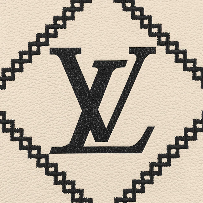 Louis Vuitton Empreinte Monogram Giant Broderies OnTheGo MM Tote Bag - White